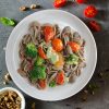 Conchigliette di grano saraceno con broccoli e cherry