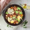 Riso rosso con verdure di stagione