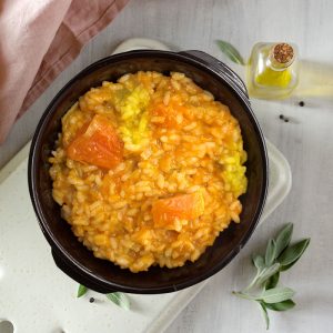 Risotto alla zucca e zafferano