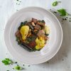 Piatto Equilibrato - Tofu in salsa tamari, con verdure e mandorle tostate