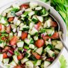 Insalata baladi con verdure