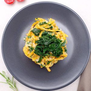 Spaghetti di zucca con crema di cannellini