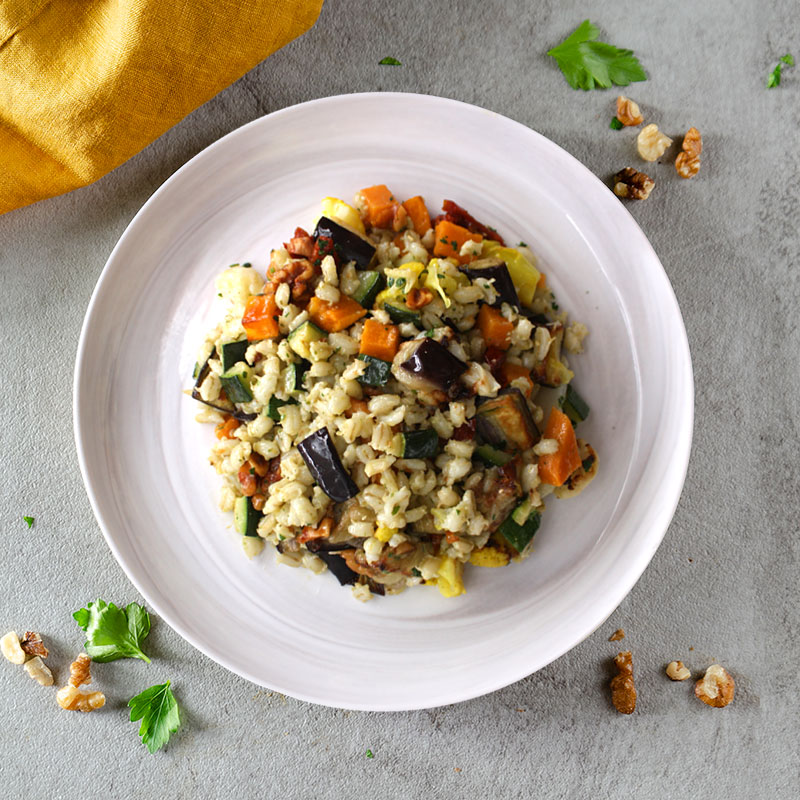 Farro con verdure di stagione