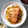 Piatto Equilibrato - Salmone al forno con erbe aromatiche e riso venere - immagine 2