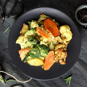 Verdure al latte di cocco