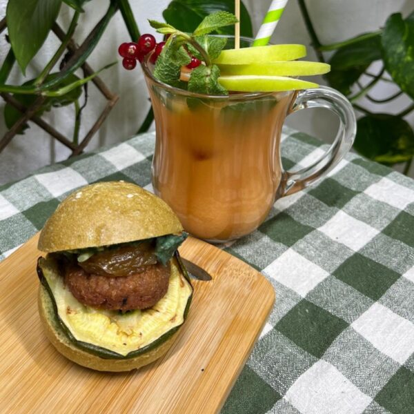 MINI BURGER VEG- BUN VERDE