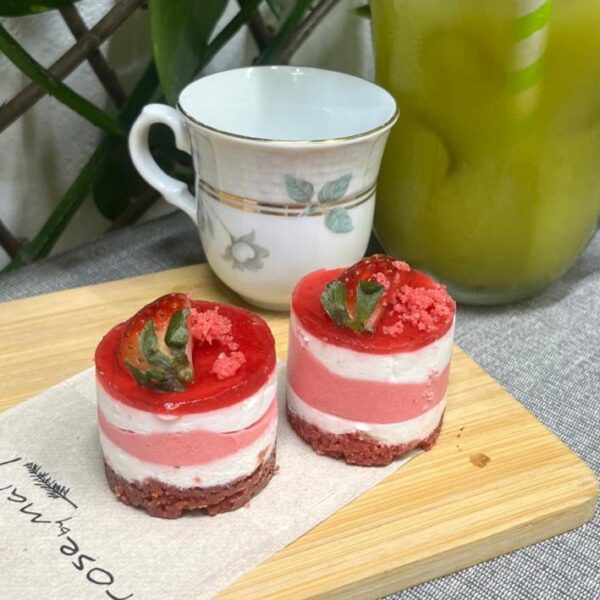 Mini Cheese cake alla fragola Veg - N. 2